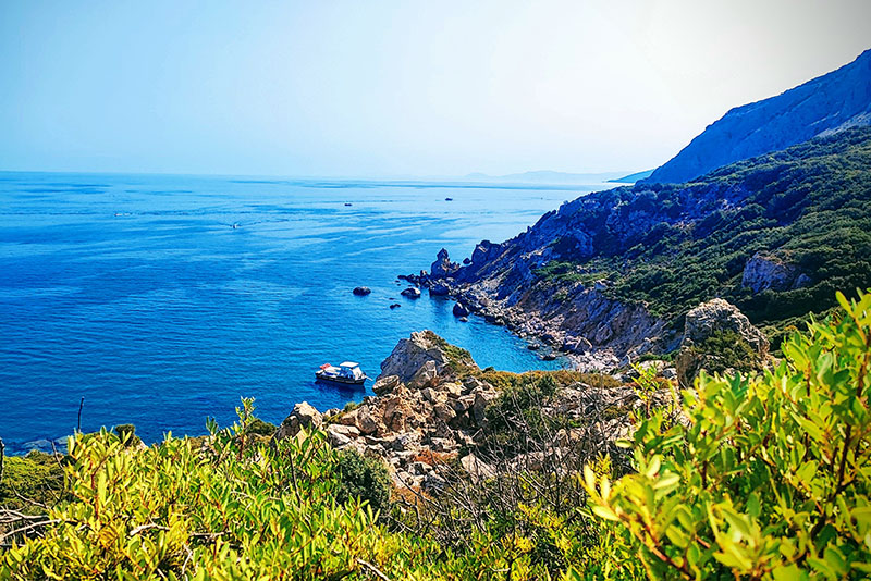 Skiathos view from trek